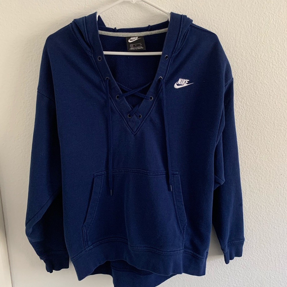 Navy blue Nike hoodie